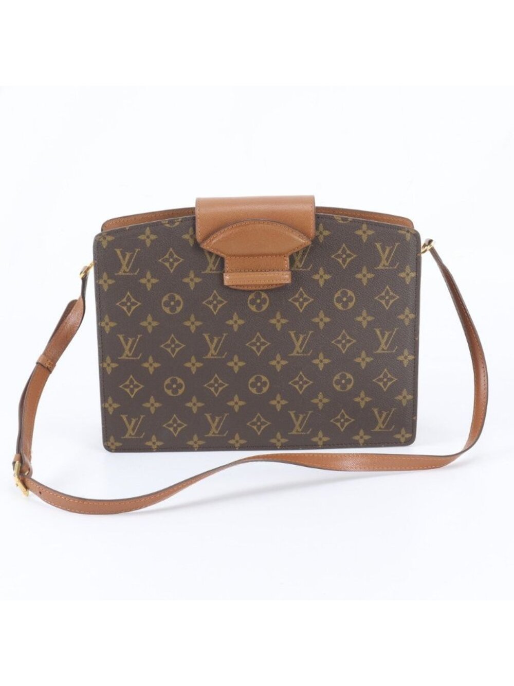 Louis Vuitton Monogram Courcel Leather Shoulder Bag